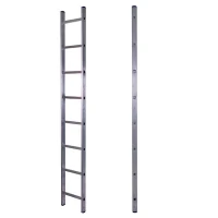 Лестница алюминиевая односекционная приставная 8 ступеней STAIRS