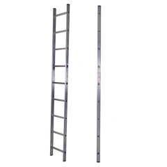 Лестница алюминиевая односекционная приставная 9 ступеней STAIRS