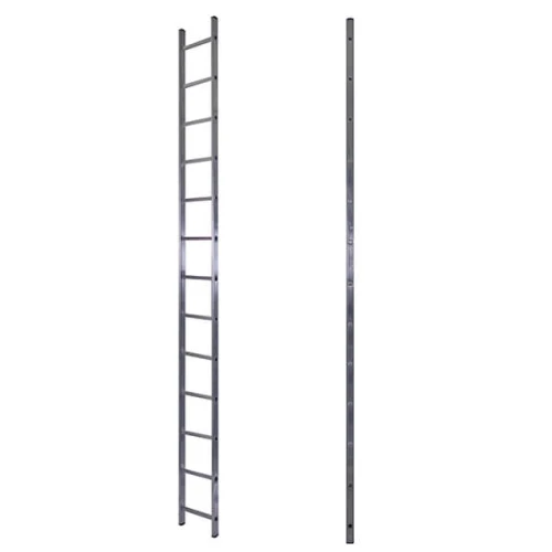 Лестница алюминиевая односекционная приставная усиленная 13 ступеней STAIRS