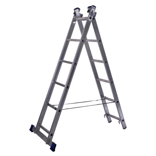 Лестница алюминиевая двухсекционная универсальная 6 ступеней STAIRS