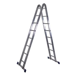 Лестница алюминиевая трансформер 2х8 ступеней STAIRS