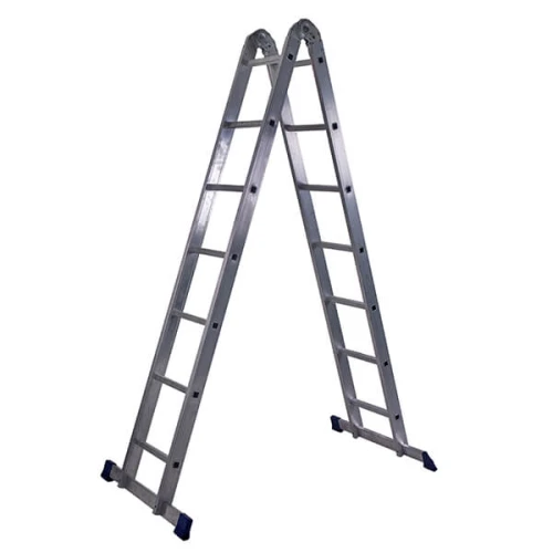Лестница алюминиевая трансформер 2х7 ступеней STAIRS