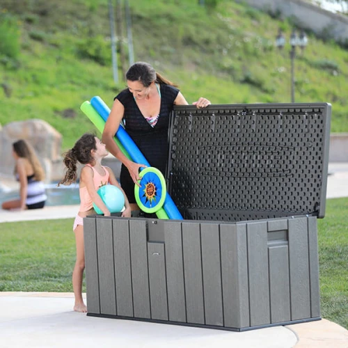 Сундук WoodLook 151x72x69 серый