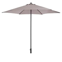 Зонт с центральной стойкой Верона, серый, 2,7 м