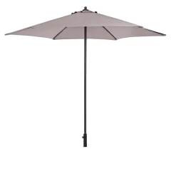 Зонт с центральной стойкой Верона, серый, 2,7 м