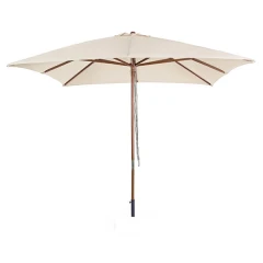 Зонт с центральной стойкой Неаполь, бежевый, квадратный