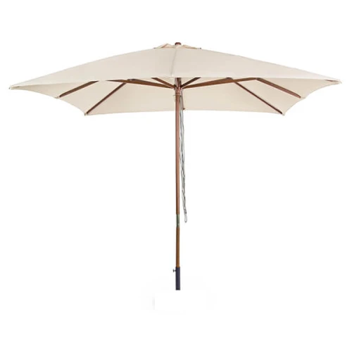 Зонт с центральной стойкой Неаполь, бежевый, квадратный