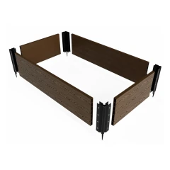 Шарнир для клумбы Holzhof 25х150 мм пластик, чёрный