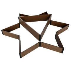 Шарнир для клумбы Holzhof 30х225 мм пластик, коричневый