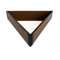 Шарнир для клумбы Holzhof 30х225 мм пластик, коричневый