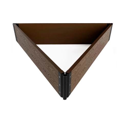 Шарнир для клумбы Holzhof 30х225 мм пластик, коричневый