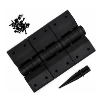 Шарнир для клумбы Holzhof 30х225 мм пластик, чёрный