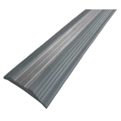 Противоскользящая алюминиевая полоса NoSlipper 2,7 м серый