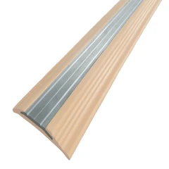 Противоскользящая алюминиевая полоса NoSlipper 2,7 м бежевый