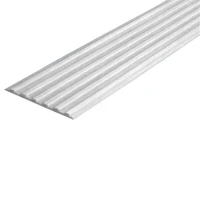 Противоскользящая тактильная направляющая самоклеящаяся полоса 40 мм белый