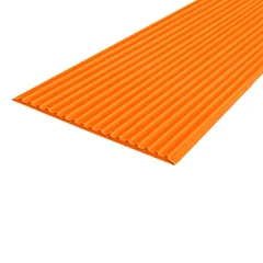 Противоскользящая тактильная направляющая самоклеящаяся полоса 80 мм, 25 м оранжевый