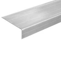 Алюминиевый угол-порог 2 м, 72 мм/25 мм под абразивную ленту 25/50 мм