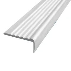 Противоскользящий угол для ступеней 35х15 мм самоклеящийся, белый, 12,5м