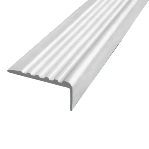 Противоскользящий угол для ступеней 35х15 мм самоклеящийся, белый, 12,5м