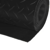 Грязезащитный резиновый коврик Ёлка 10000x1200х3 мм черный