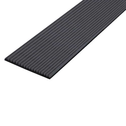 Противоскользящая тактильная ЗПОУ самоклеящаяся полоса 50 мм, 10 м черный