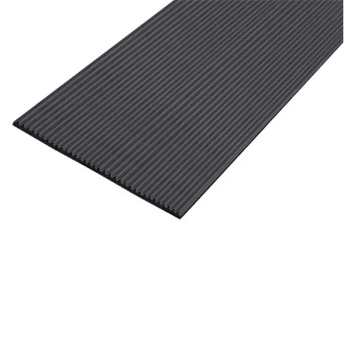 Противоскользящая тактильная ЗПОУ самоклеящаяся полоса 100 мм, 10 м черный