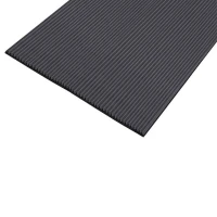 Противоскользящая тактильная ЗПОУ самоклеящаяся полоса 150 мм, 10 м черный