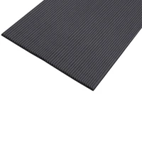 Противоскользящая тактильная ЗПОУ самоклеящаяся полоса 200 мм, 10 м черный