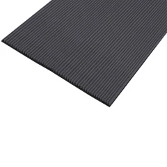 Противоскользящая тактильная ЗПОУ самоклеящаяся полоса 200 мм, 10 м черный