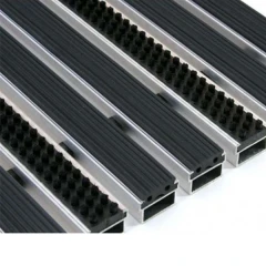 Придверная грязезащитная решетка Алса щетка+резина+резина