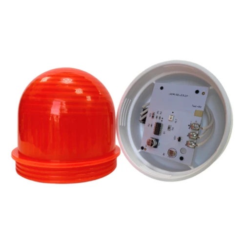 Фонарь сигнальный ФС-4У с батарейками (универсальный с фотоэлементом) широкая ручка