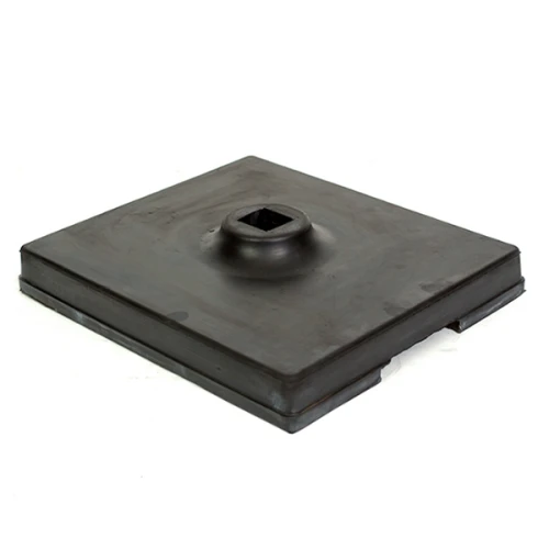 Подставка резиновая для вехи, солдатика, ограждения, знака 330х380х80 мм (10 кг)