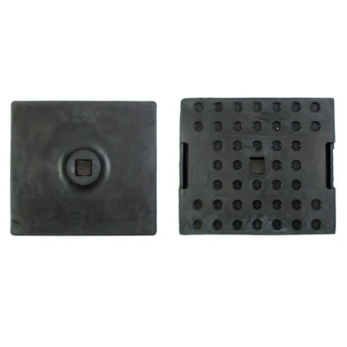 Подставка резиновая для вехи, солдатика, ограждения, знака 330х380х80 мм (10 кг)