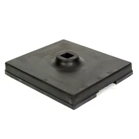 Подставка резиновая для вехи, солдатика, ограждения, знака 340х340х50 мм (7 кг)