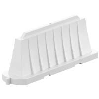 Разделительный дорожный блок водоналивной (вкладывающийся), белый 2м