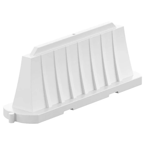 Разделительный дорожный блок водоналивной (вкладывающийся), белый 2м