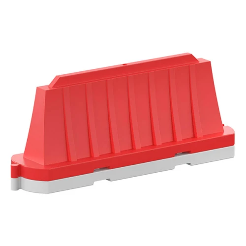 Разделительный дорожный блок водоналивной (вкладывающийся), белый 2м