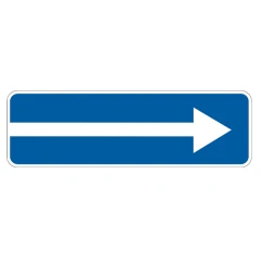 Прямоугольный знак 350x1050