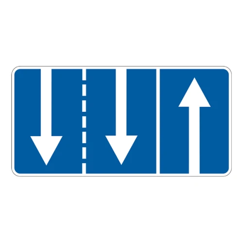 Прямоугольный знак 700x1400