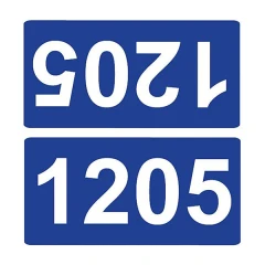 Табличка км двусторонняя 6.13