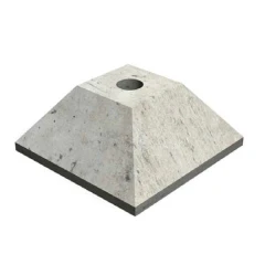 Опора для дорожных знаков Ф2, бетонная 500х500х300