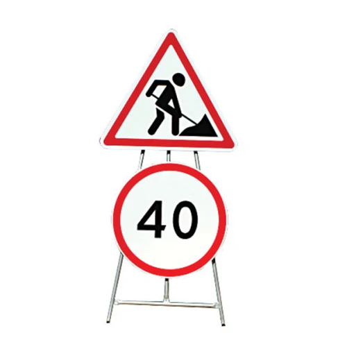 Переносная опора для 2 дорожных знаков