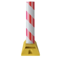 Делиниатор ДДР 610 + столбик сигнальный + светофильтр (красные полосы)