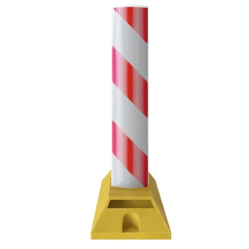 Делиниатор ДДР 610 + столбик сигнальный + светофильтр (красные полосы)