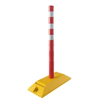 Делиниатор дорожный резиновый ДДР-610 со столбиком 900 мм