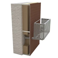 Корзина для кондиционеров Вектор Ф-90-00 оцинкованная сталь