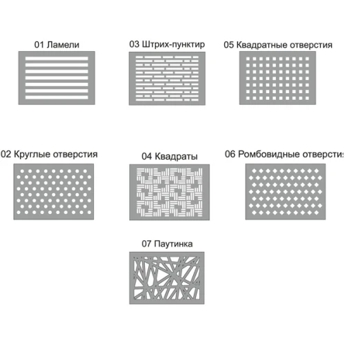 Корзина для кондиционеров Вектор К-100-00 оцинкованная сталь