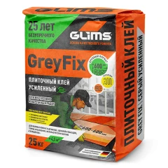 Плиточный клей GreyFix для керамической плитки и гранита, 25 кг
