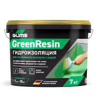 Гидроизоляция эластичная GreenResin на водной основе, 15 кг