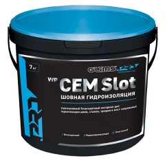 Гидроизоляция шовная PRO WP Сem Slot, 7 кг